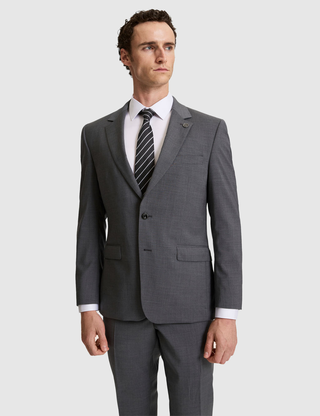 F_me Slim Fit %100 Y_n Mono Yaka Tak_m Elbise