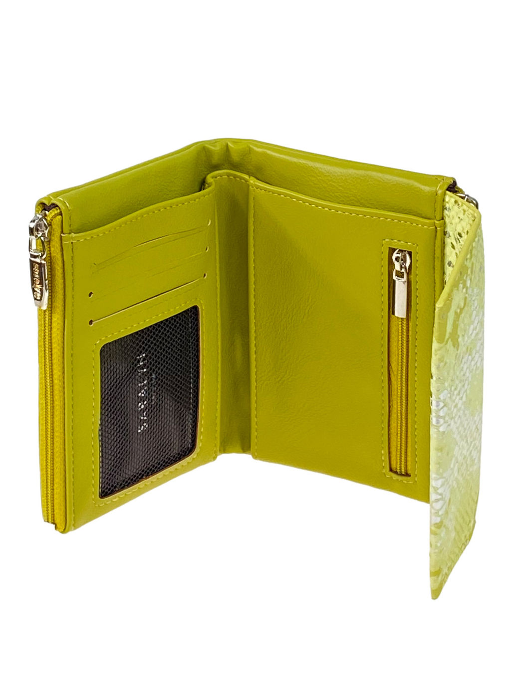 Женский кошелек с фермуаром из натуральной кожи, мультицвет - Greta фото 30