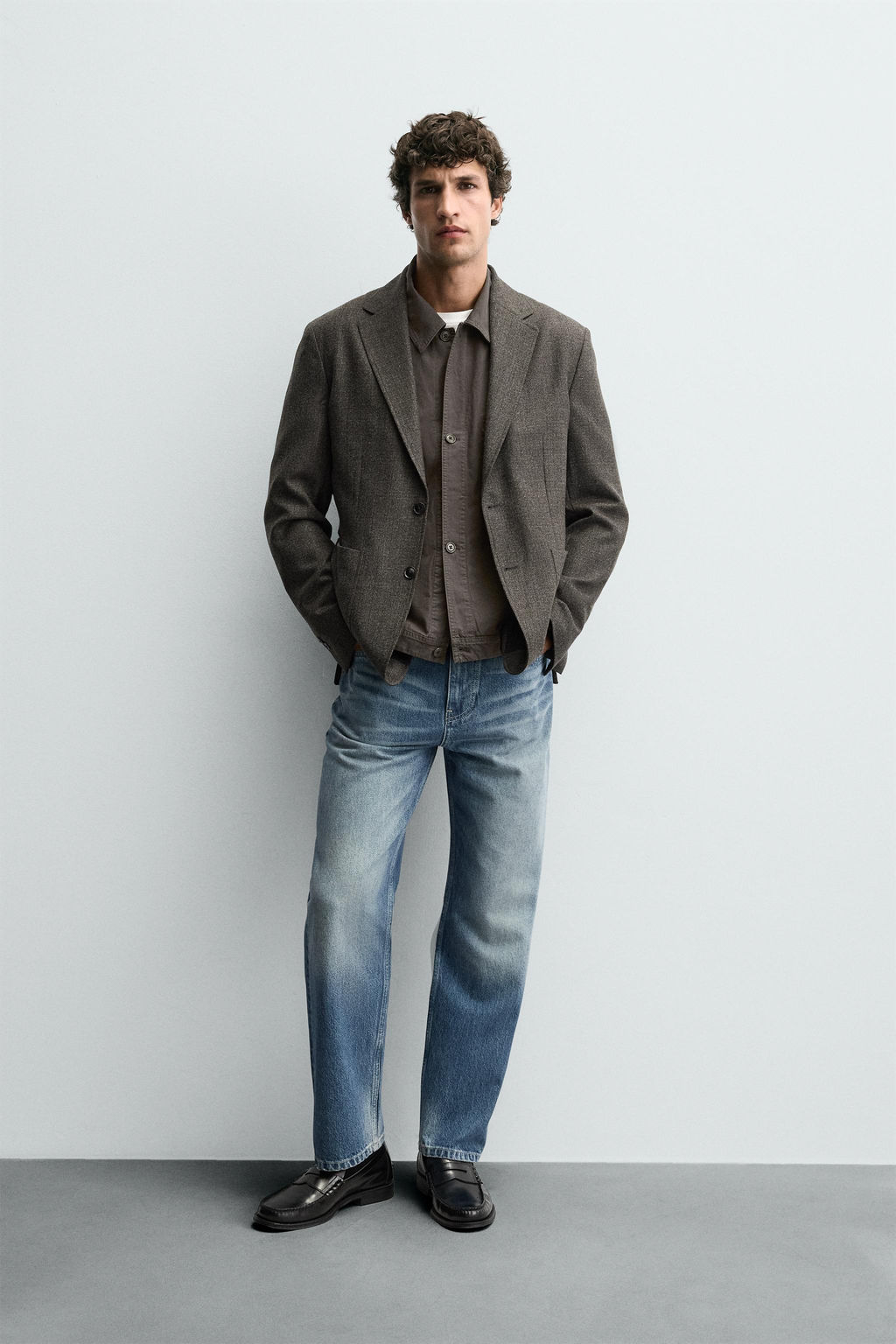 WOOL TEXTURED BLAZER