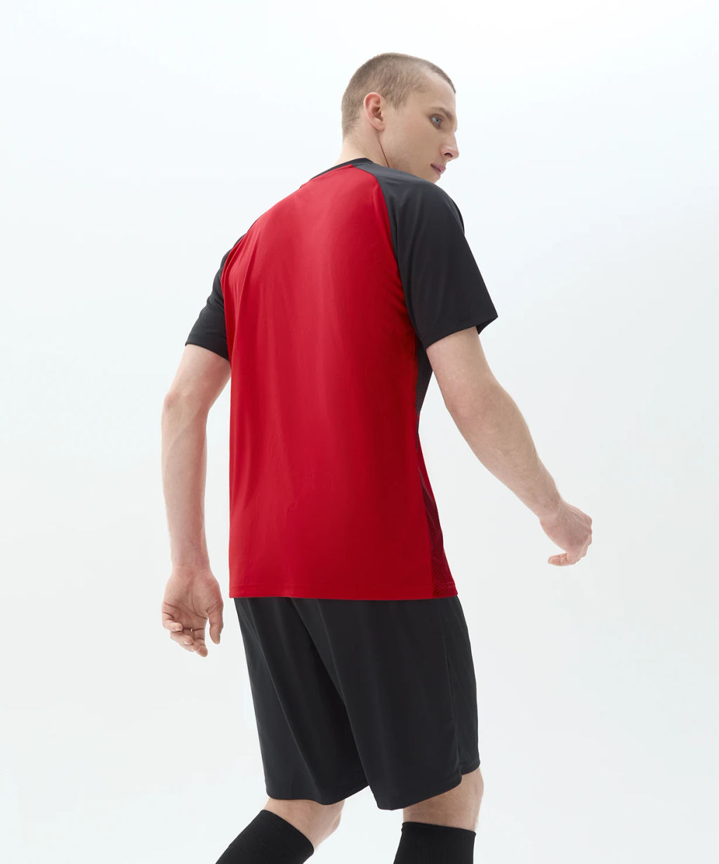 Футболка игровая JOGEL CAMP Striped Jersey, красный/черный