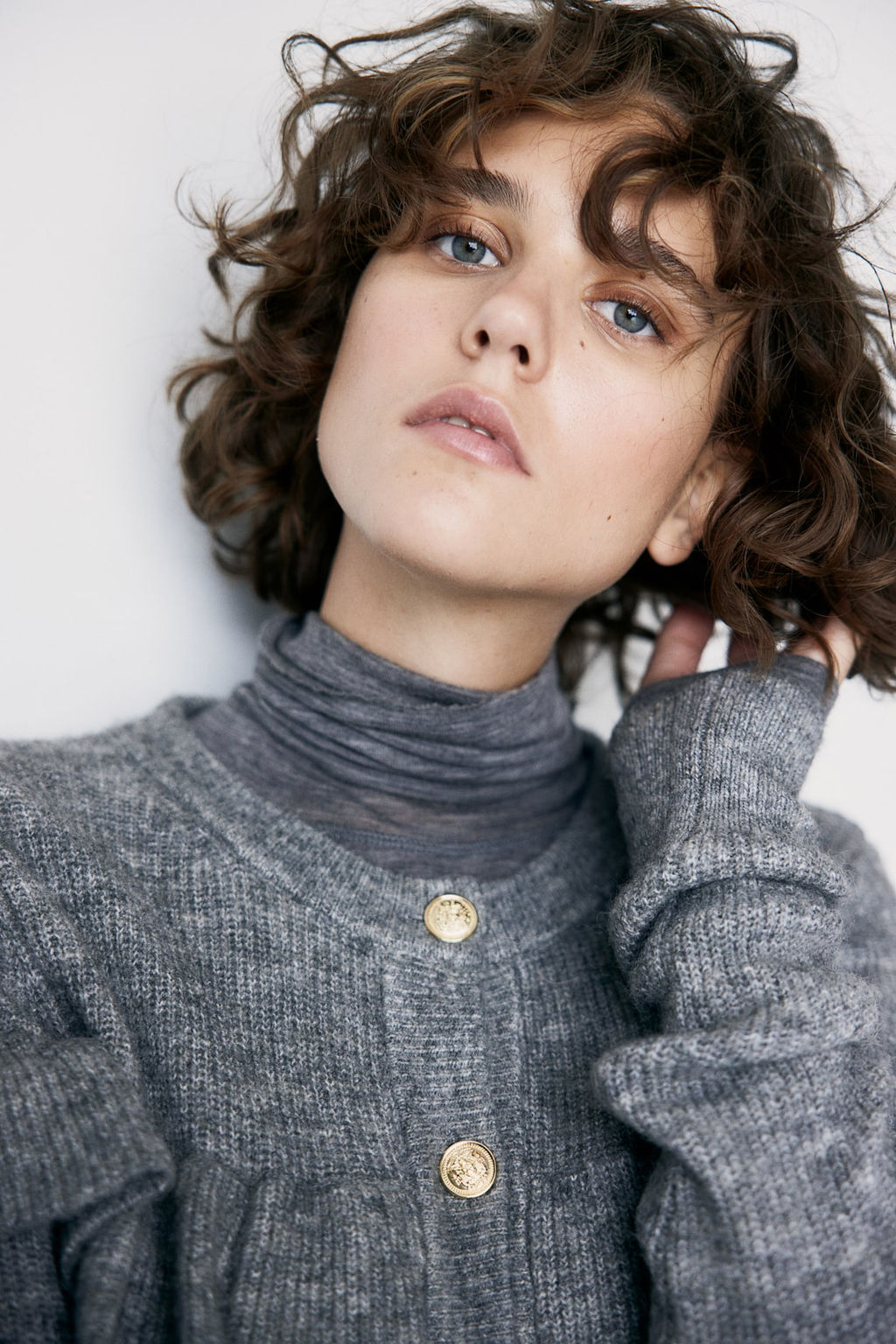 Cardigan en punto de canale con volante - H&m фото 3