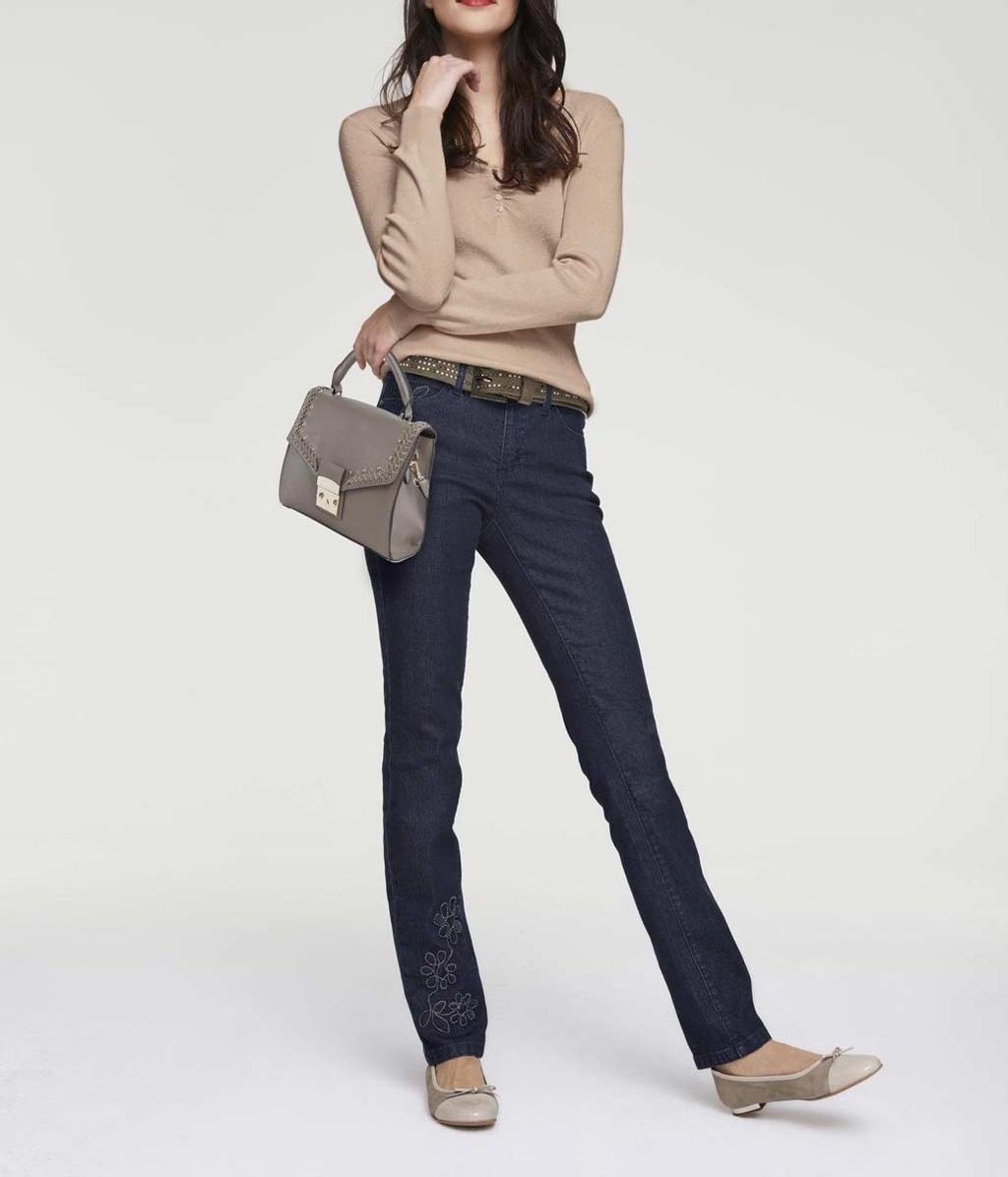 Пуловер, серо-бежевый - Patrizia dini фото 6