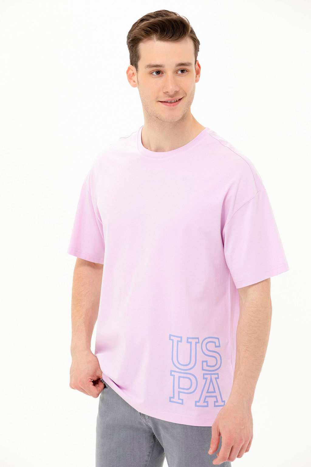 U. S. Polo Assn Мужская футболка оверсайз с круглым вырезом Magnolia - U.s. polo assn фото 3