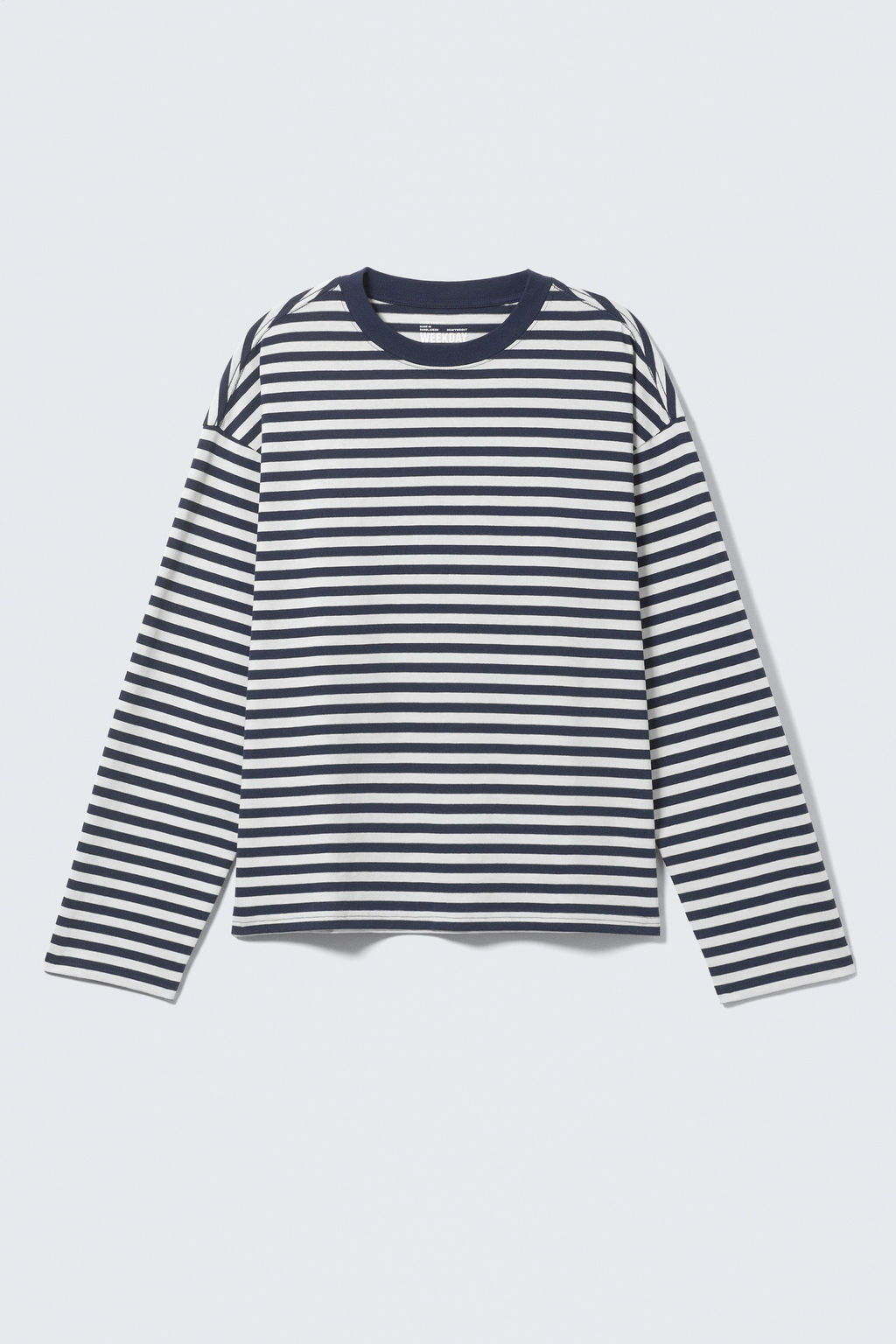 Camiseta de manga larga Loose Boxy - H&m фото 15