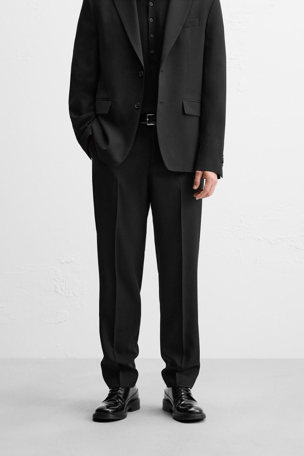 WOOL SUIT TROUSERS - Zara фото 2