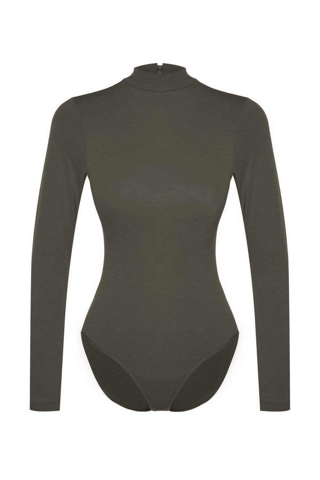 TRENDYOLMILLA Siyah Pamuklu Bal?kc? Yaka Uzun Kollu C?tc?tl? Orme Body THMAW23BD00033 фото 9