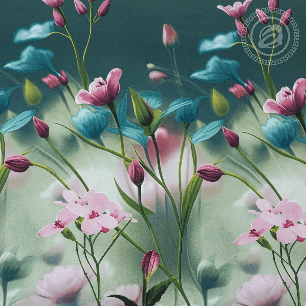 Постельное белье Жизель (поплин DE LUXE) 2 сп. с Евро/Пододеяльник: 1 шт. - 215*175; Простыня: 1 шт. - 215*240; Наволочка: 2 шт. - 70*70; DE LUXE - Артпостель фото 4