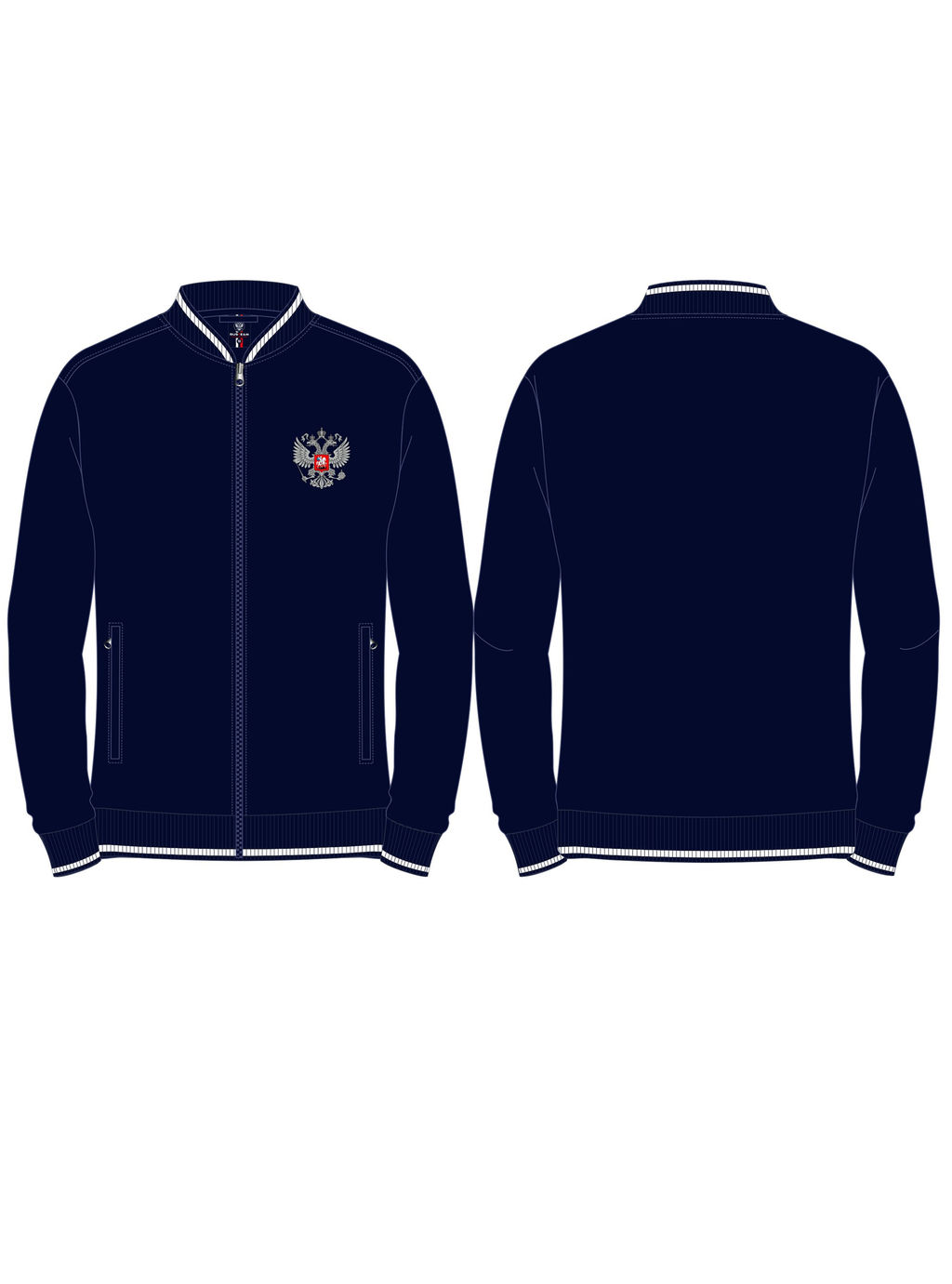 Толстовка мужская RUSSIA 52M-RT-1800 - Addic фото 2