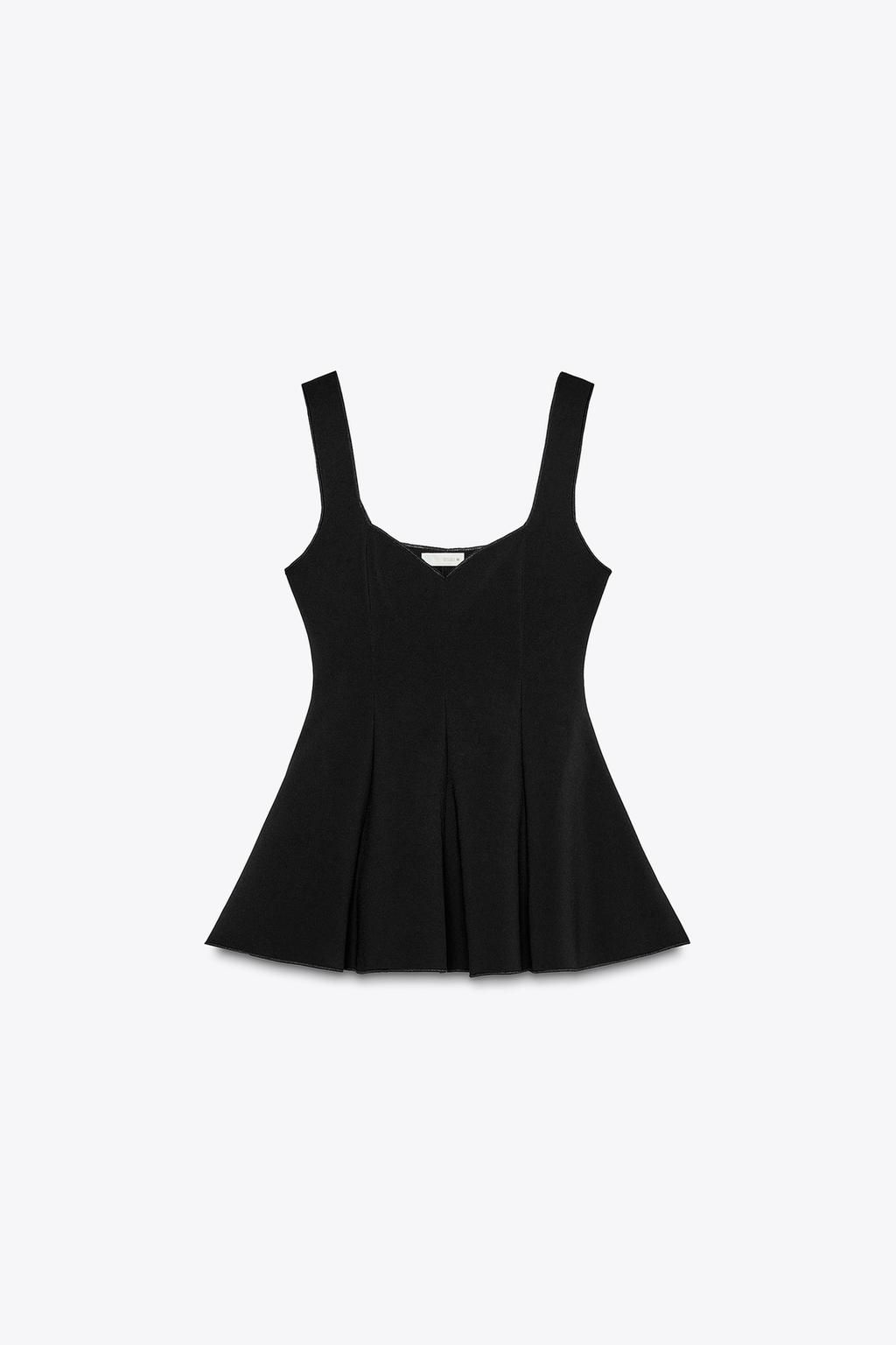 PEPLUM STRETCH TOP - Zara фото 15