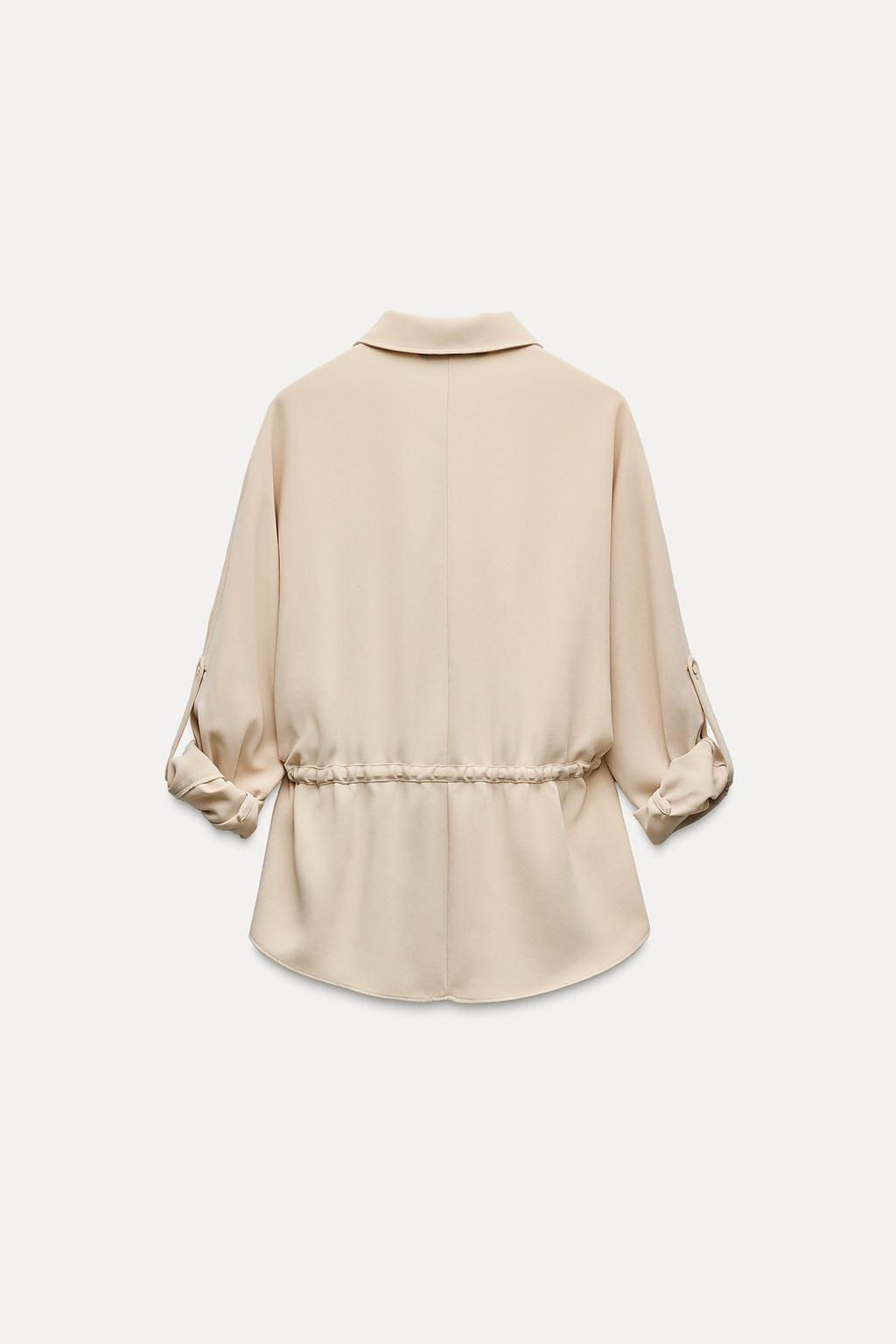 SAFARI CREPE SHIRT - Zara фото 3