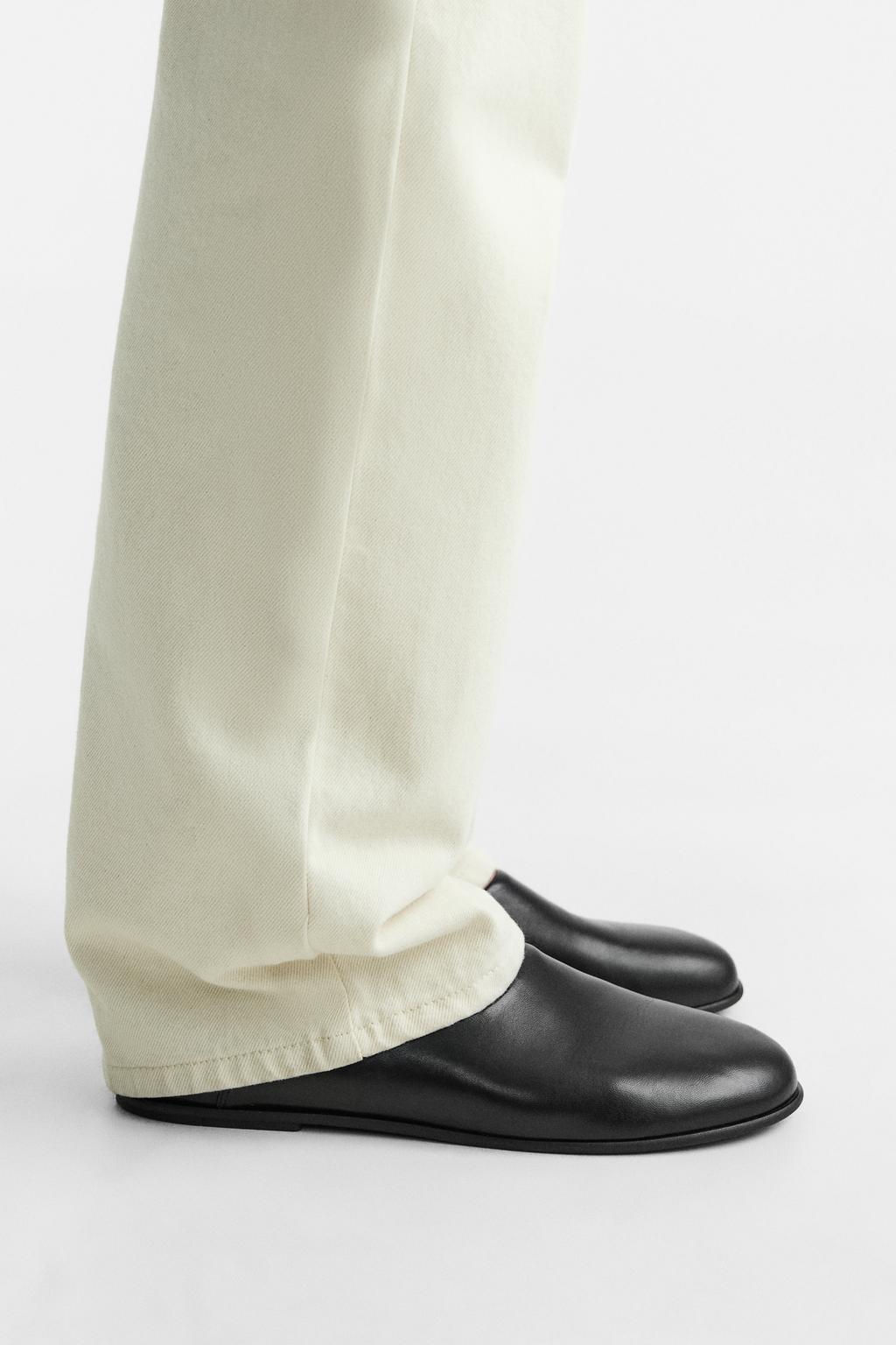 LEATHER FLATS - Zara фото 2