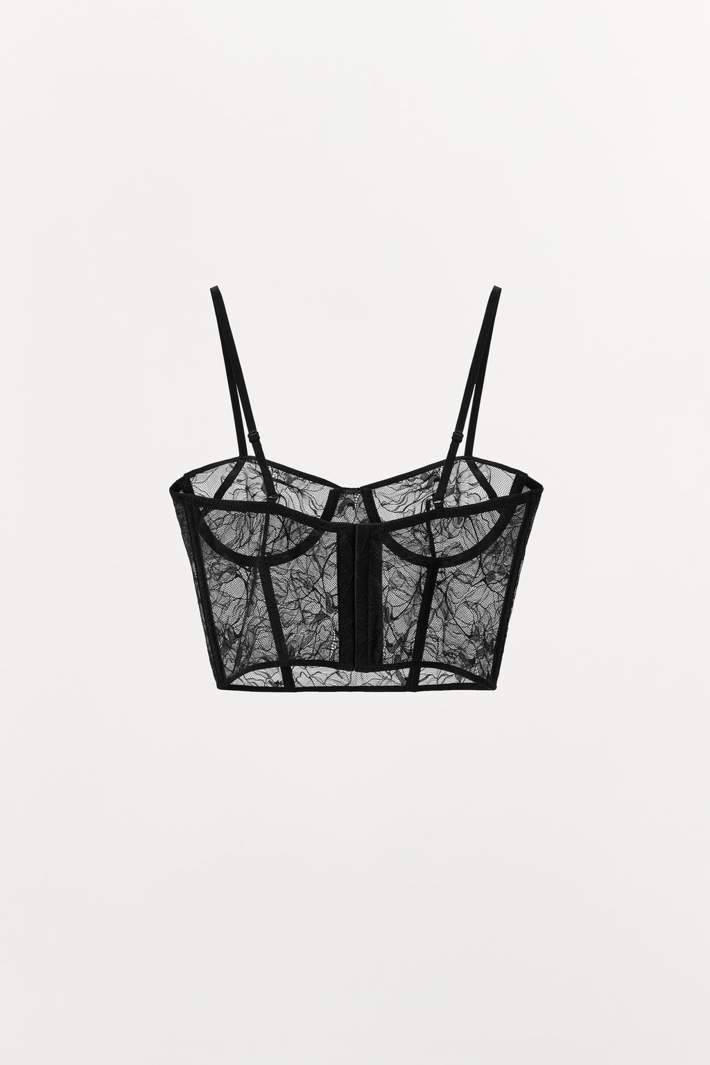 UNDERWIRED LACE CORSET - Zara фото 7