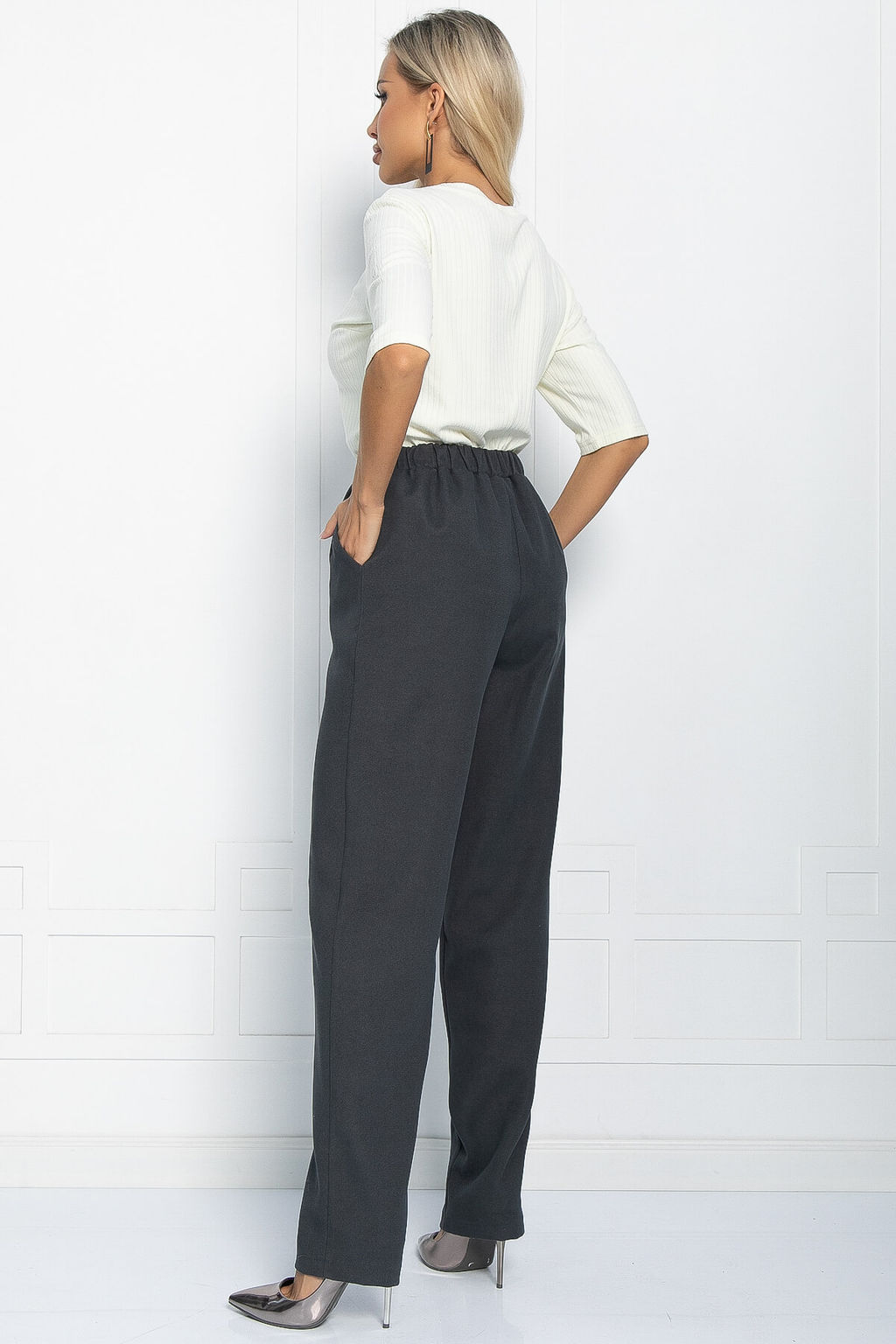 Брюки Твой день (графит) Б11631 - Lt collection фото 2