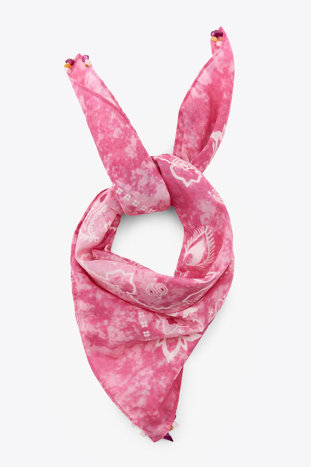 STONE PRINT SCARF - Zara фото 4