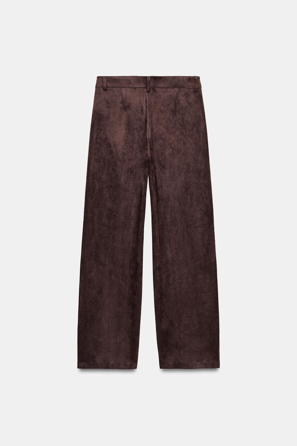 FAUX SUEDE TROUSERS - Zara фото 2