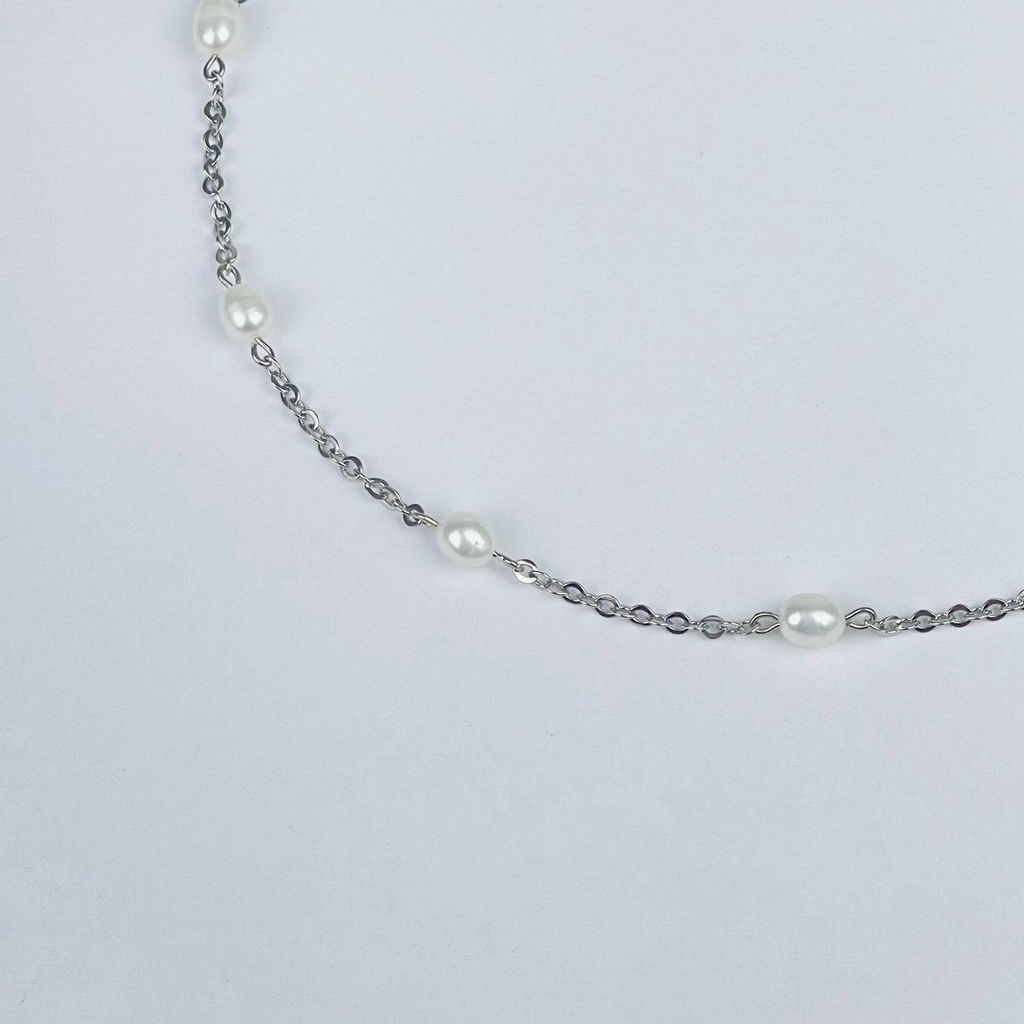 Колье на цепочке с Жемчугом 39 см +