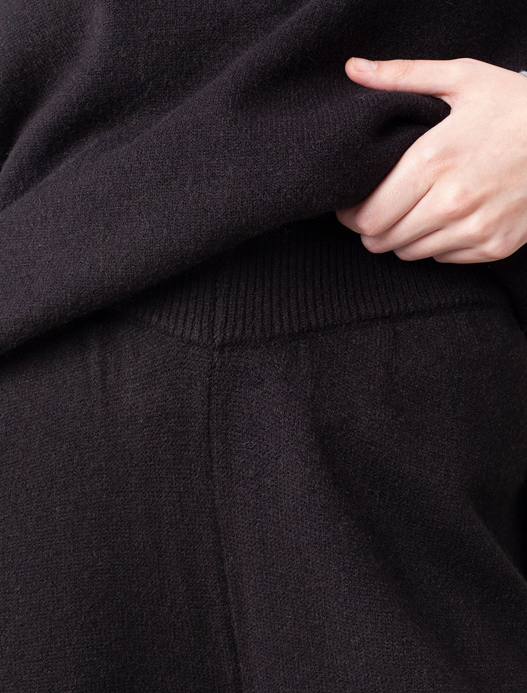 VILATTE / Брюки на резинке из пряжи с кашемиром  фото 2