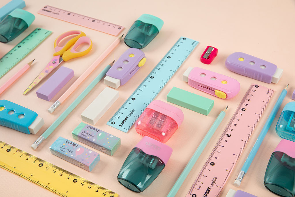 Expert Complete ECR-01 Линейка пластиковая 20 см 24 шт. ассорти