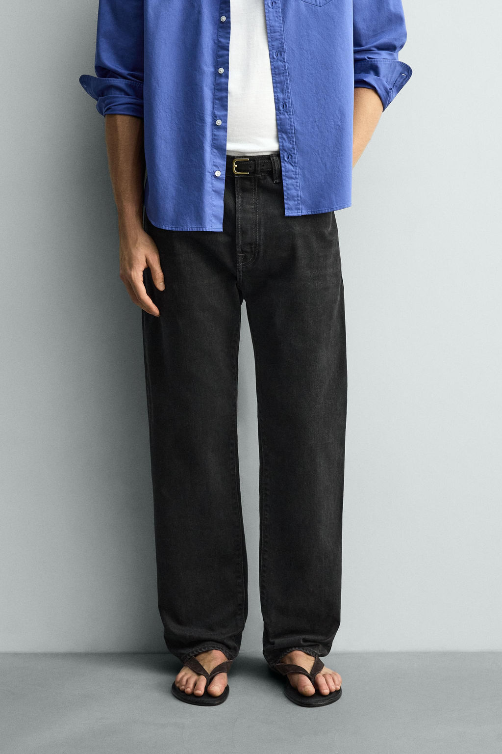 JEANS STRAIGHT FIT / Negro