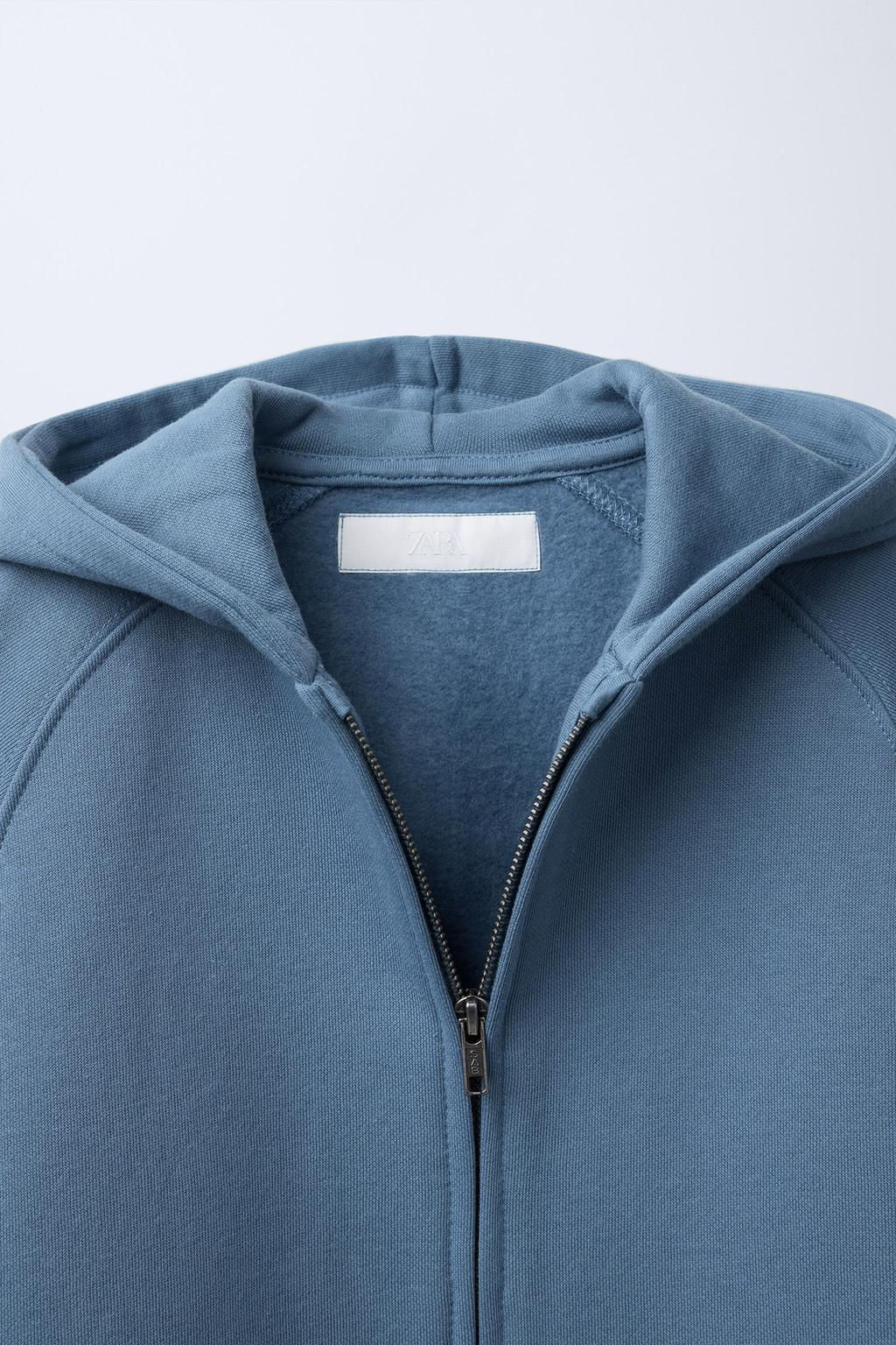 HOODIE WITH ZIP - Zara фото 3