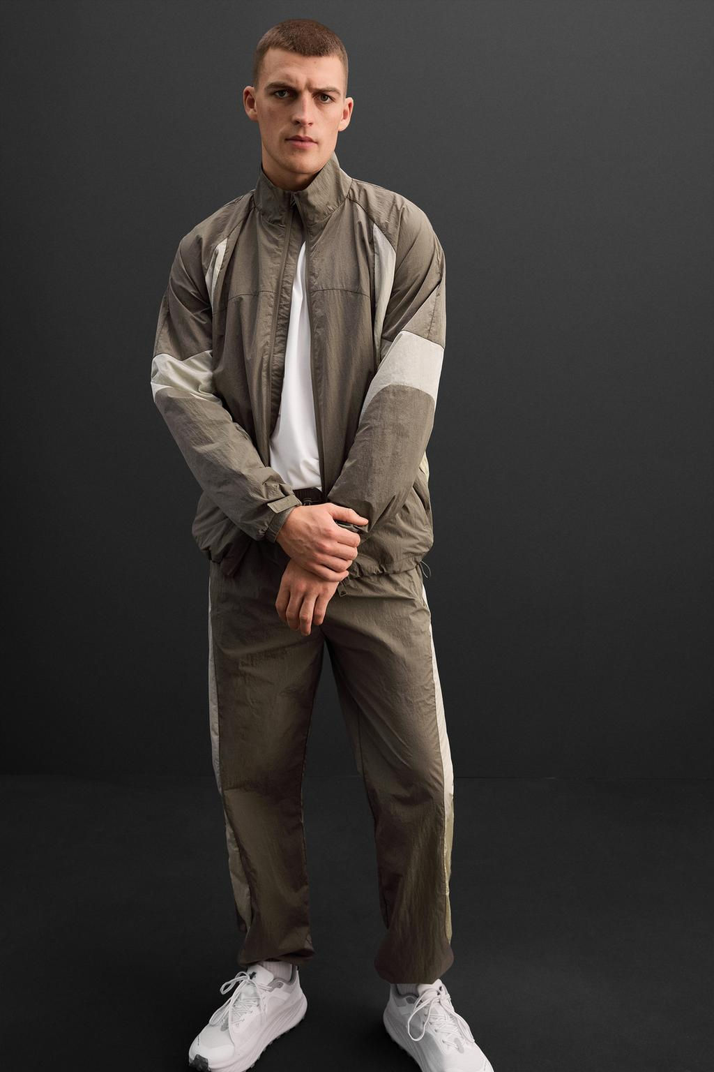 COLOUR BLOCK TECHNICAL JOGGERS - Zara фото 15