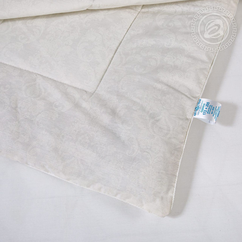 Одеяло "Лебяжий пух" облегченное (хлопок 100%) 200*215 Евро/1 шт. Комфорт (хлопок)