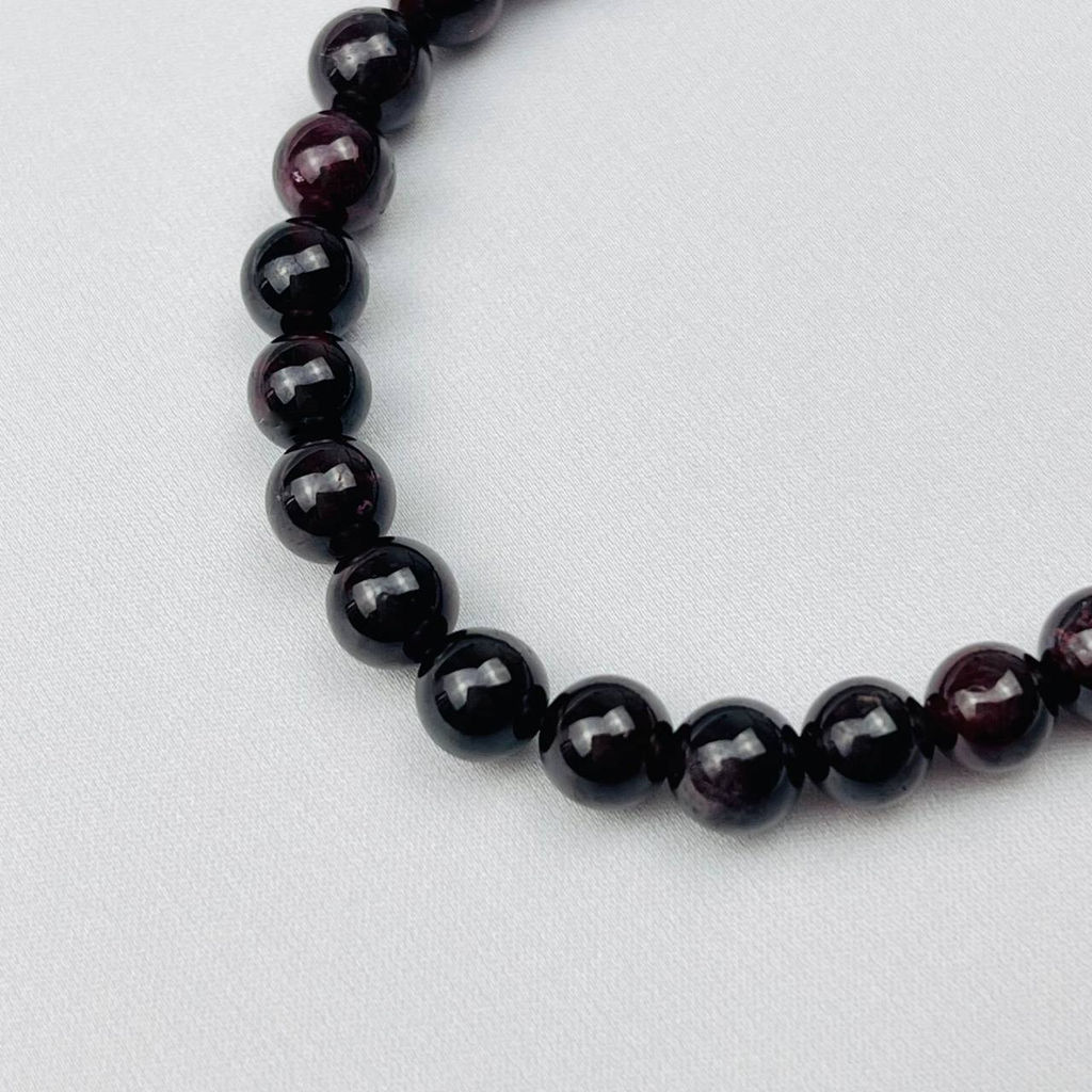 Браслет из Граната (Пироп) с подвеской (Сердце) 17 см - Радуга самоцветов фото 4