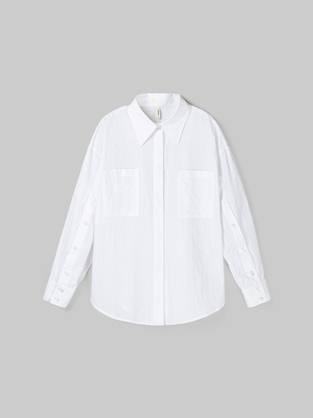 Рубашка из 100% хлопка "Молоко" женская