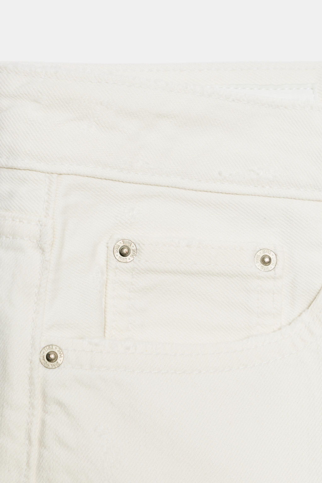 BERMUDA REGULAR DENIM TRF TIRO MEDIO / Blanco roto - Zara фото 8