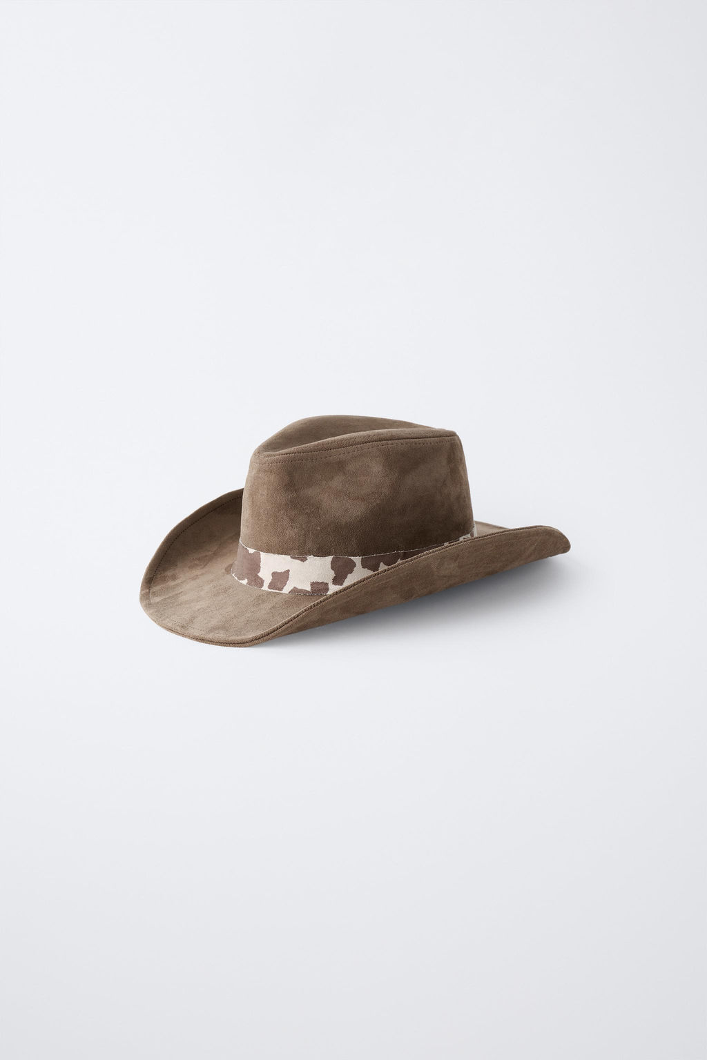 SOMBRERO COWBOY ESTAMPADO ANIMAL / Marr?n - Zara фото 2