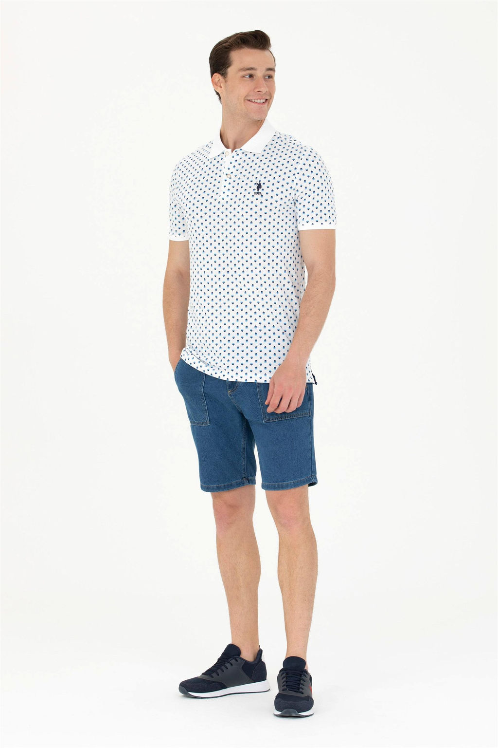 U. S. Polo Assn Мужская белая футболка - U.s. polo assn фото 11