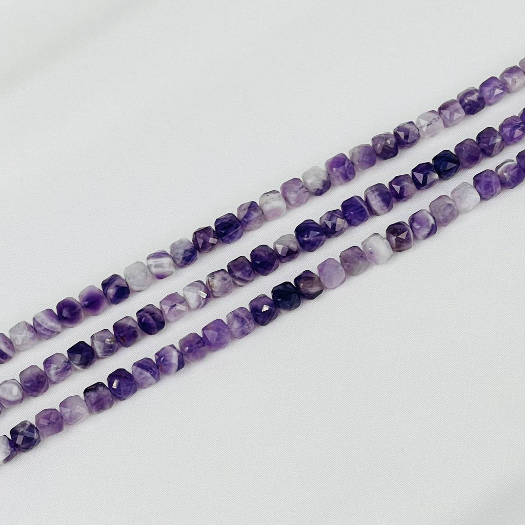 Бусины для украшений из Аметиста (70 бусин) 37 см