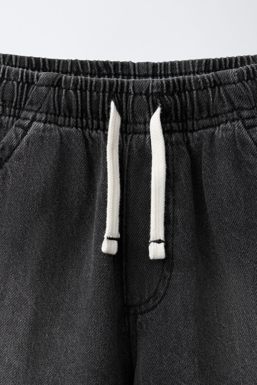 BERMUDA DENIM LOOSE / Negro - Zara фото 3