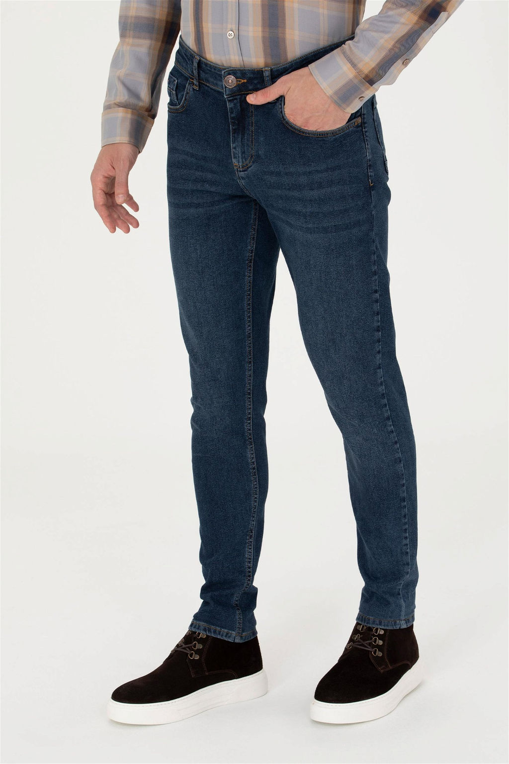 Мужские синие джинсовые брюки - U.s. polo assn фото 2