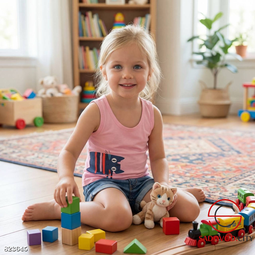 Майка для девочки с рисунком