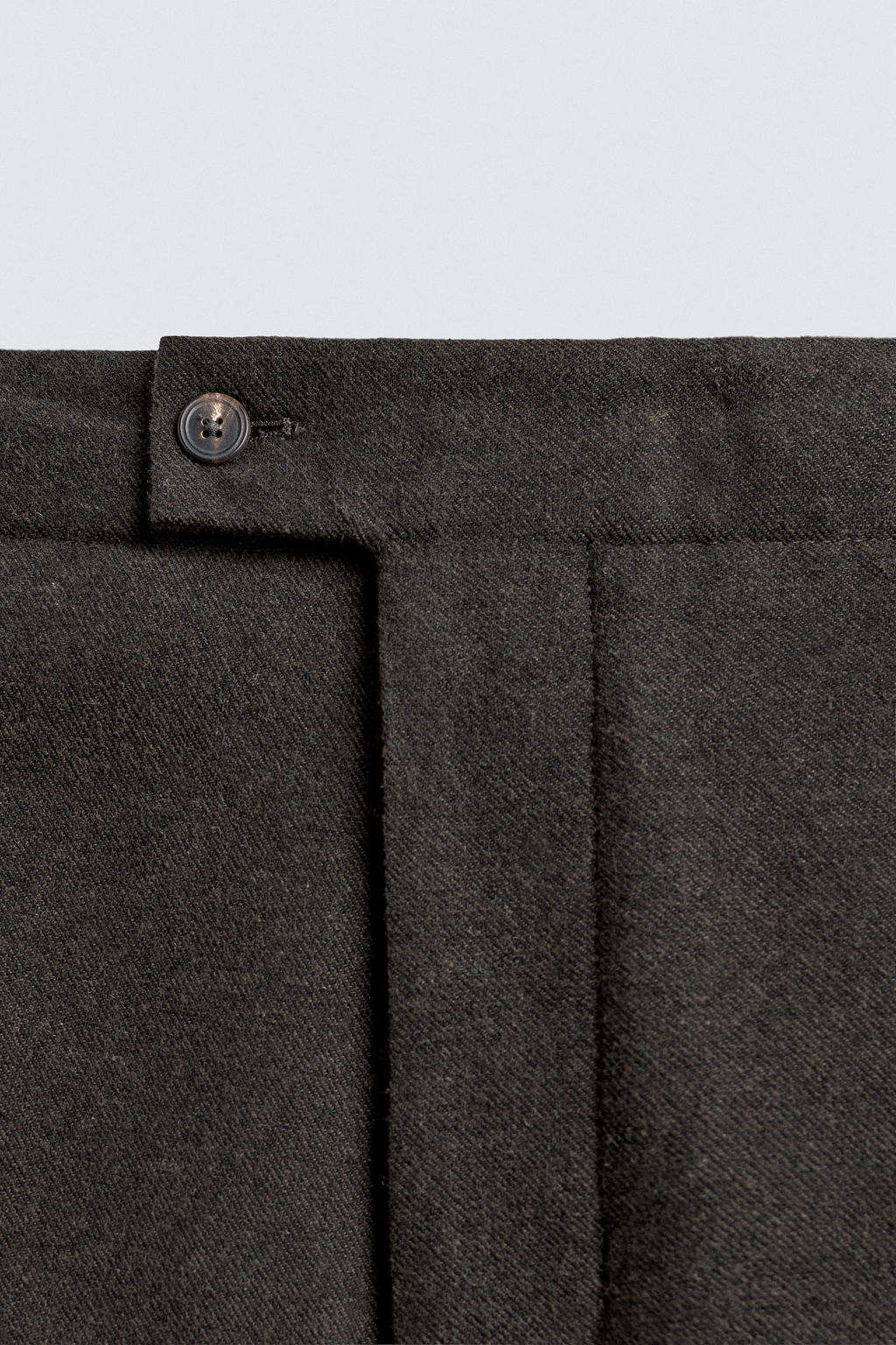 REGULAR FIT FLANNEL TROUSERS - Zara фото 9
