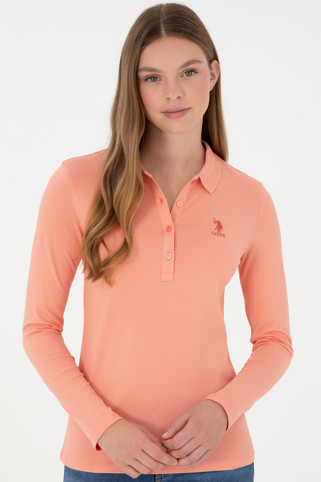 Женский базовый свитшот Salmon Неожиданная скидка в корзине - U.s. polo assn фото 10