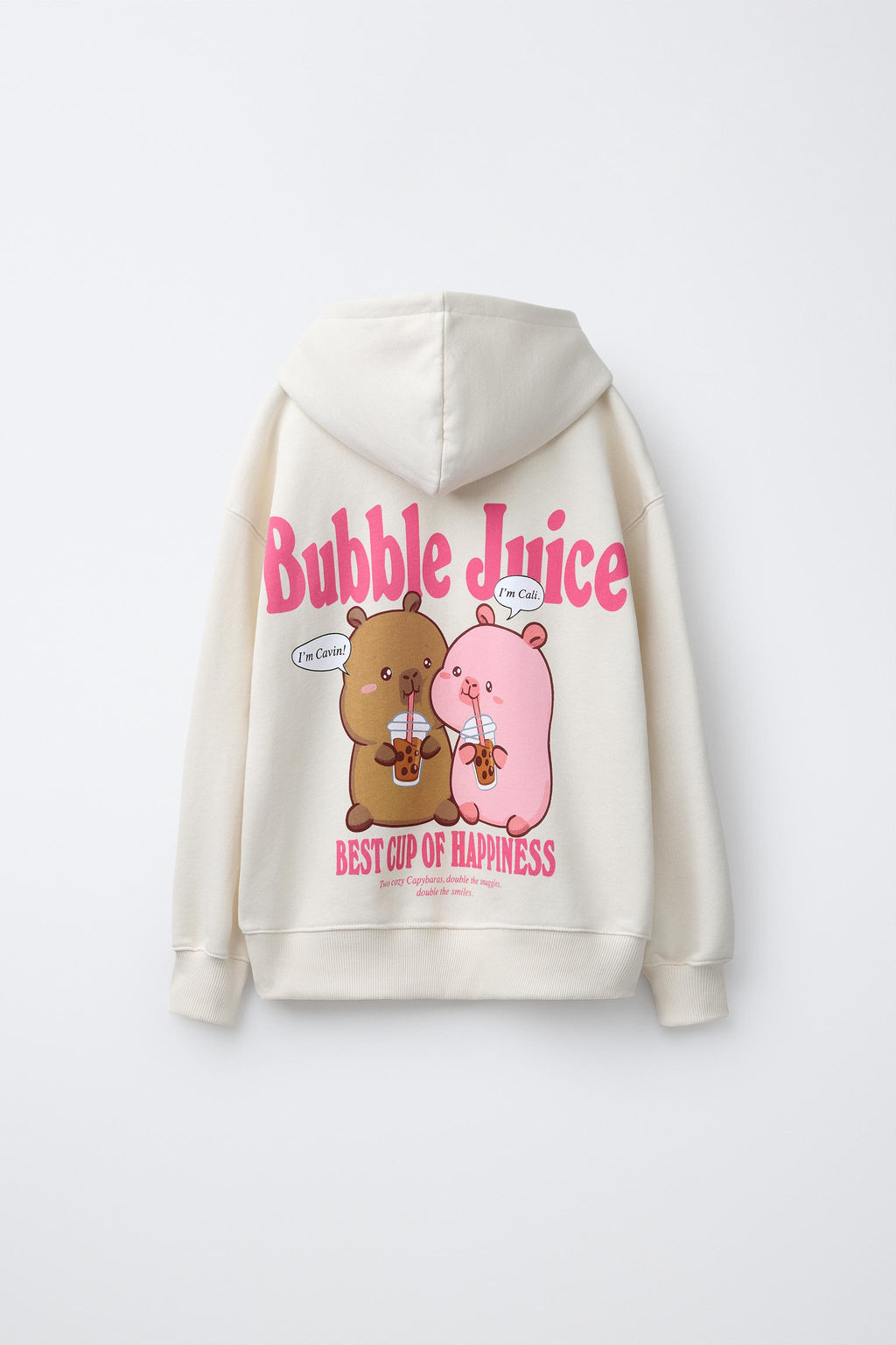 SUDADERA CAPUCHA CAPIBARA CAPYFUN / Crudo - Zara фото 2