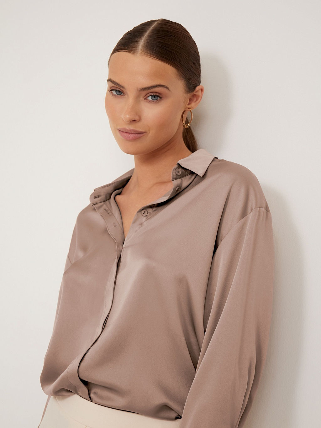 Рубашка однотонная B2480/lovita - Emka фото 3