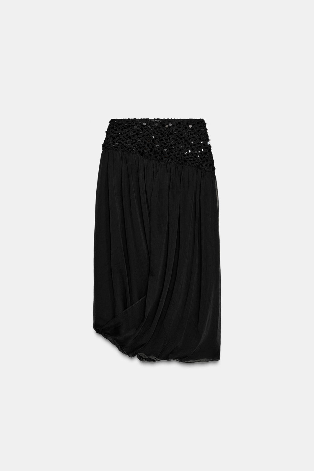 ZW COLLECTION SEQUINNED SKIRT - Zara фото 12