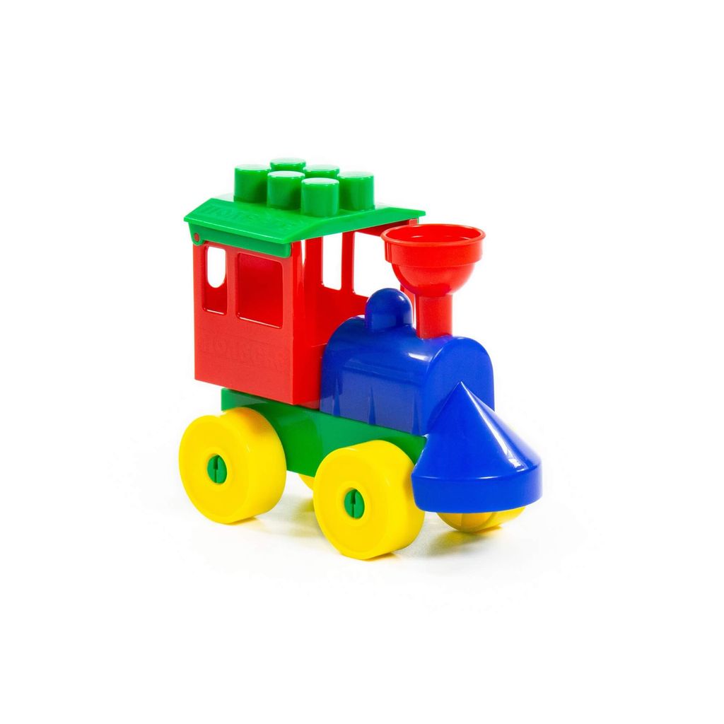 Конструктор Юный путешественник - Паровоз (9 элементов) (в пакете) - Полесье фото 4