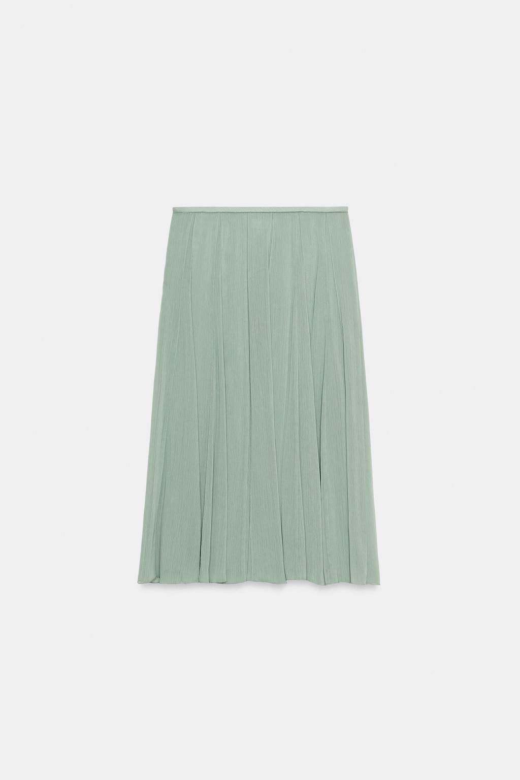 ZW COLLECTION MIDI SKIRT - Zara фото 9