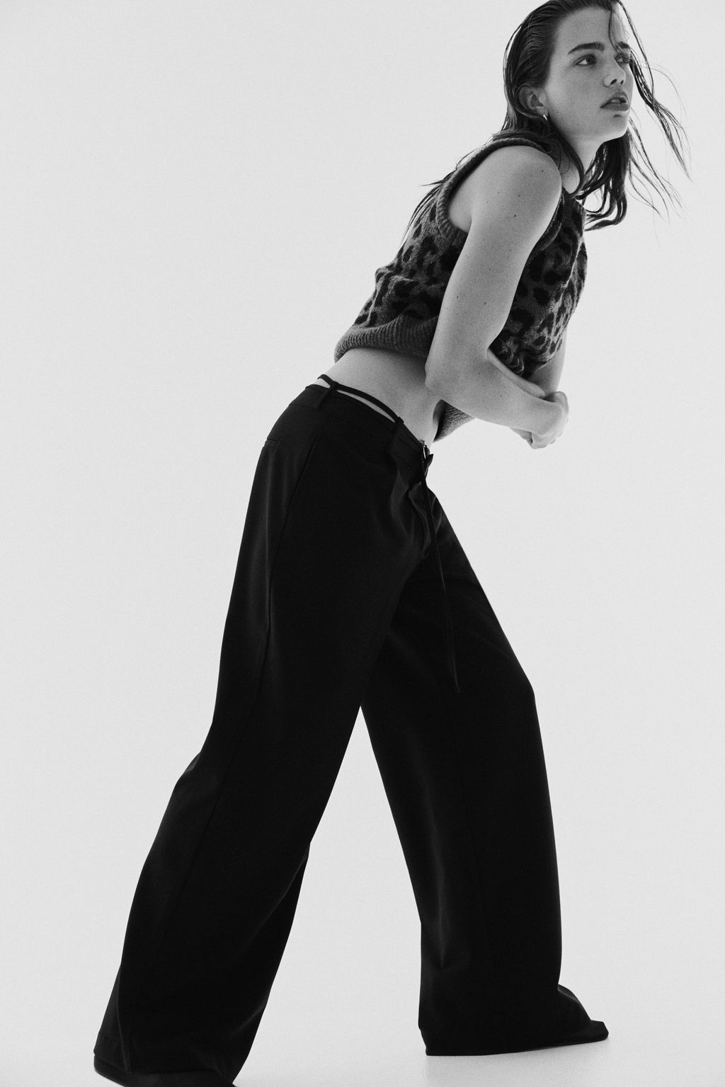 Pantal?n sastre con cintur?n - H&m фото 8