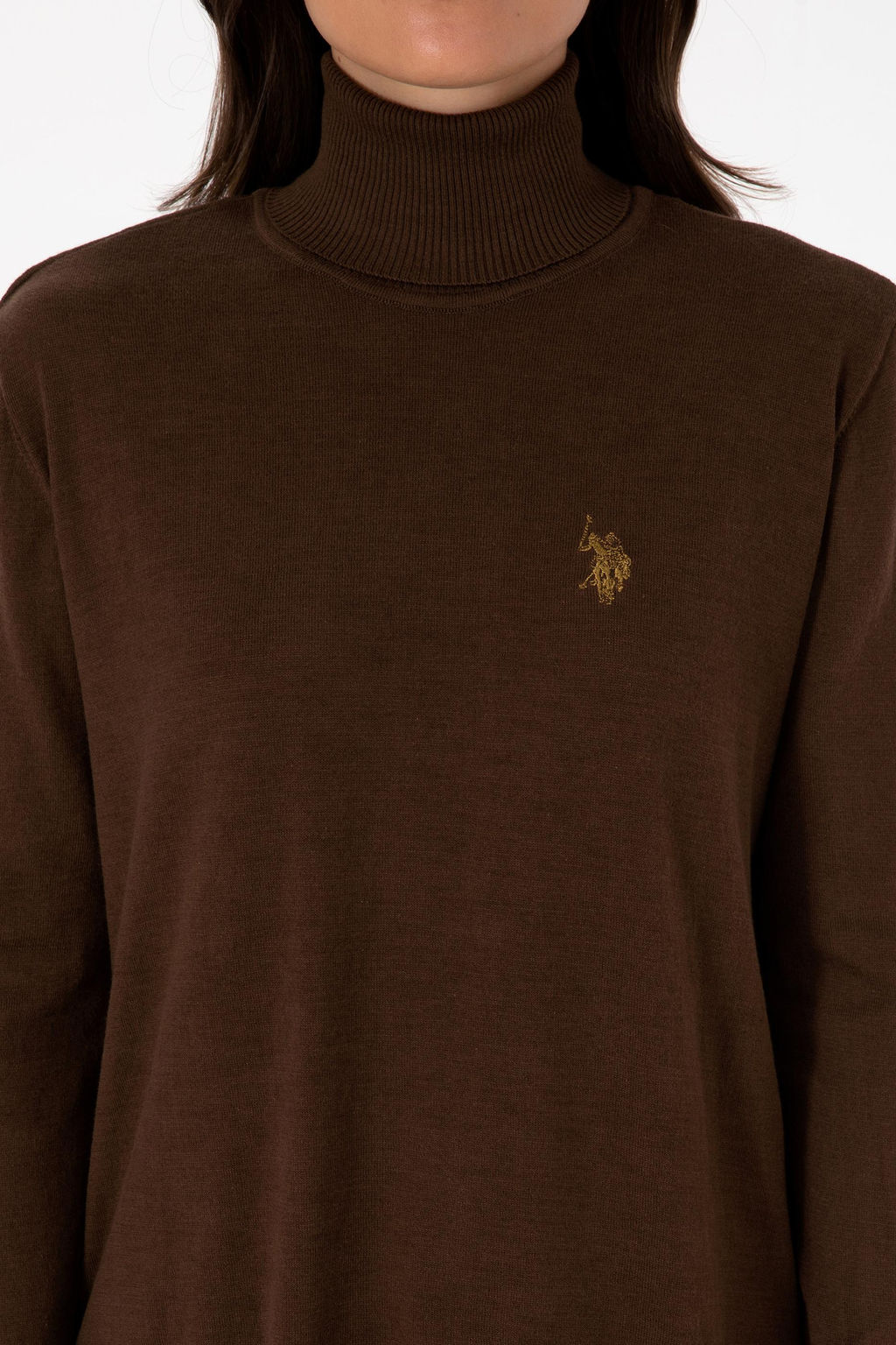 Kad_n Kahverengi Basic Kazak - U.s. polo assn фото 6