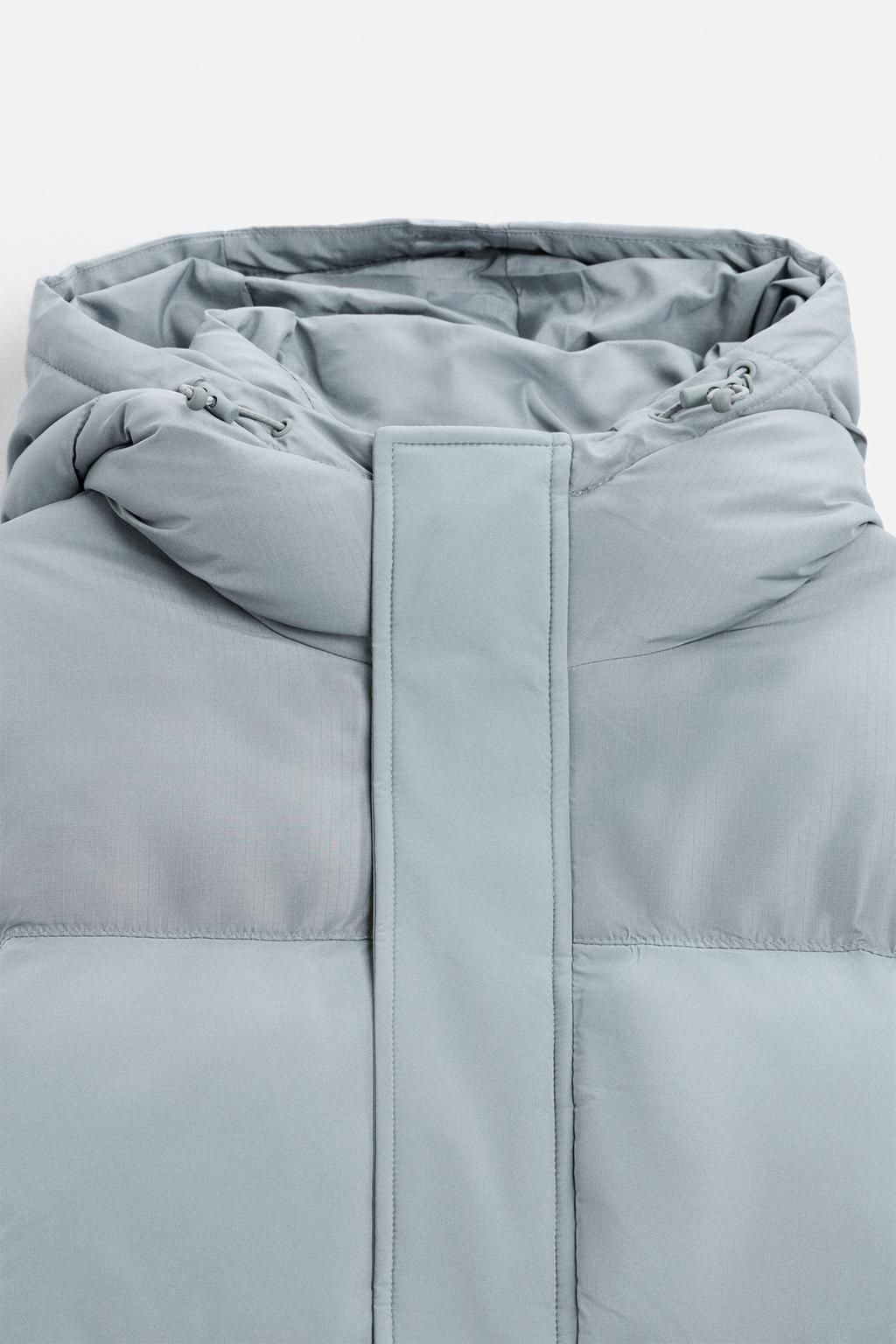HOODED PUFFER JACKET - Zara фото 15