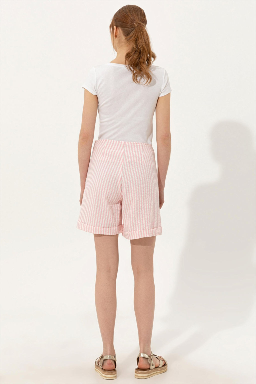 U. S. Polo Assn Женские розовые плетеные бермуды-капри - U.s. polo assn фото 4