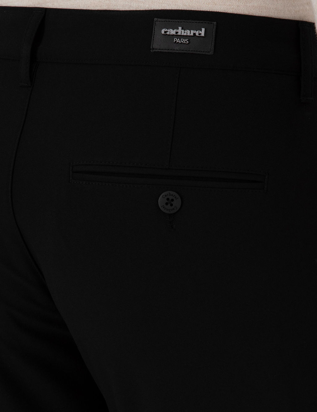 Siyah Slim Fit Kanvas Pantolon - Cacharel фото 6