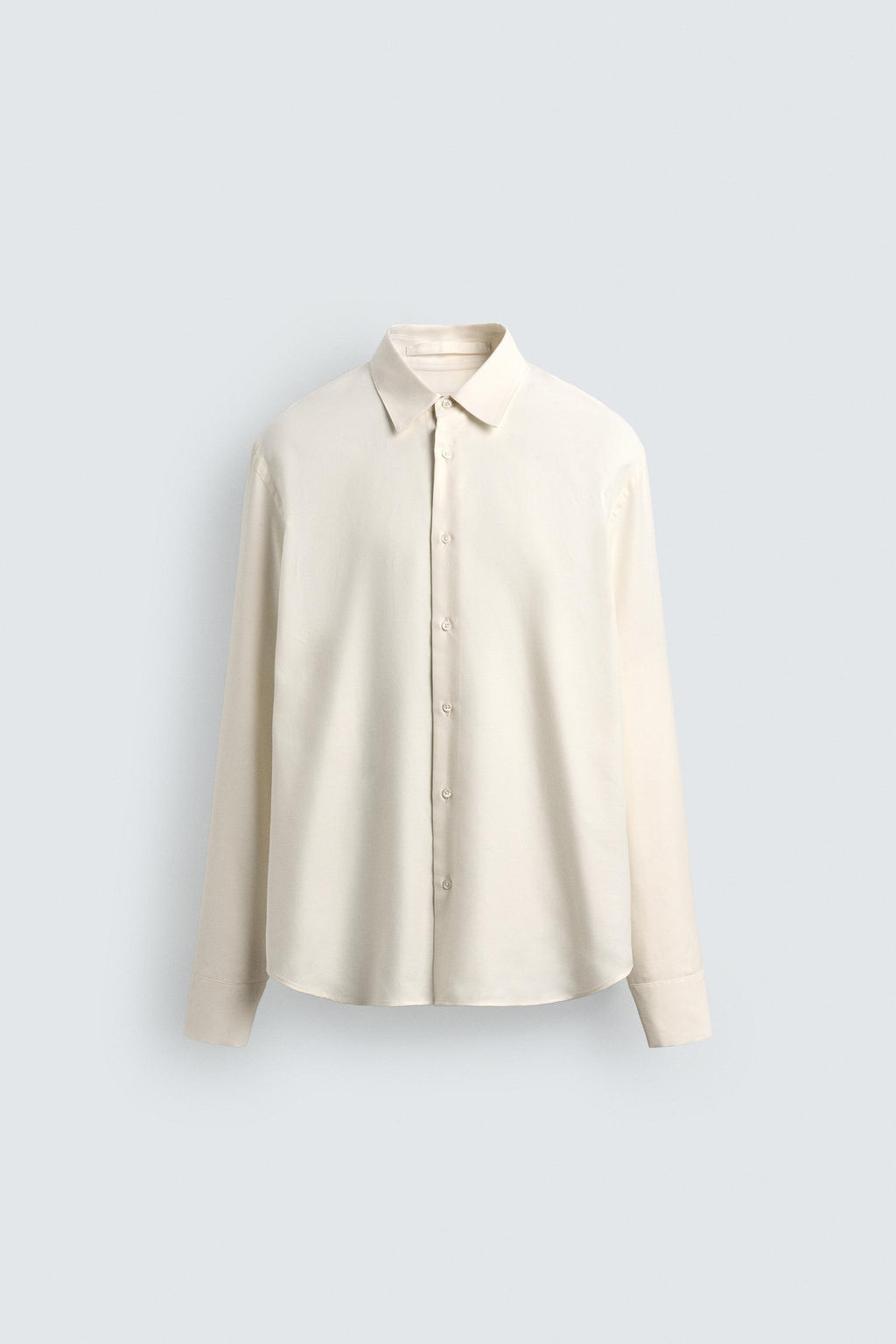 COTTON AND WOOL SHIRT - Zara фото 8