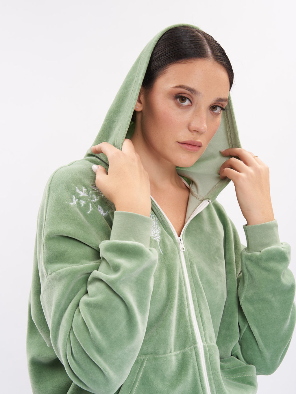 Костюм велюровый KO01046GRN53 - Артесса фото 4