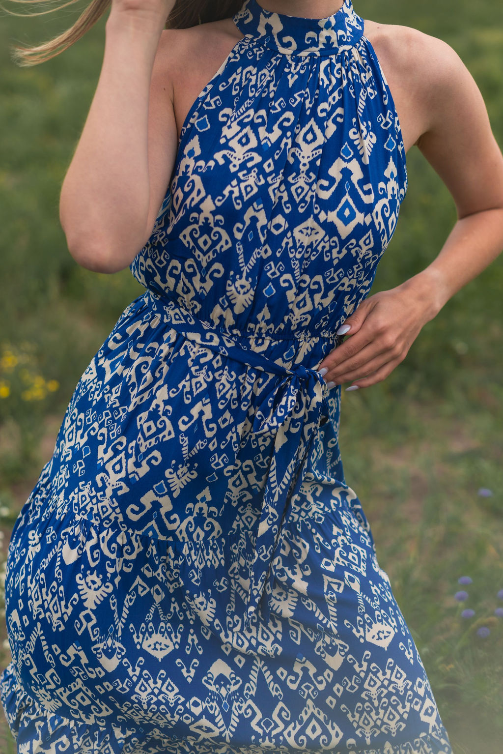 Платье Тахира (синий) - Nadi bordo фото 3